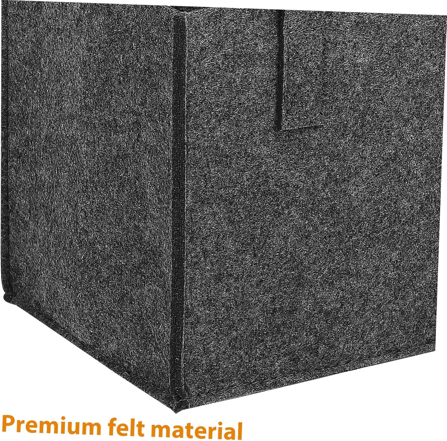 BRIGHTFUFU 4Pcs Thick Felt Wine Bottle Carrier Bag for Bottles Portable Handbag Tote for Travel Camping Picnic Reusable Soft Storage Bag for Wine Milk Shopping