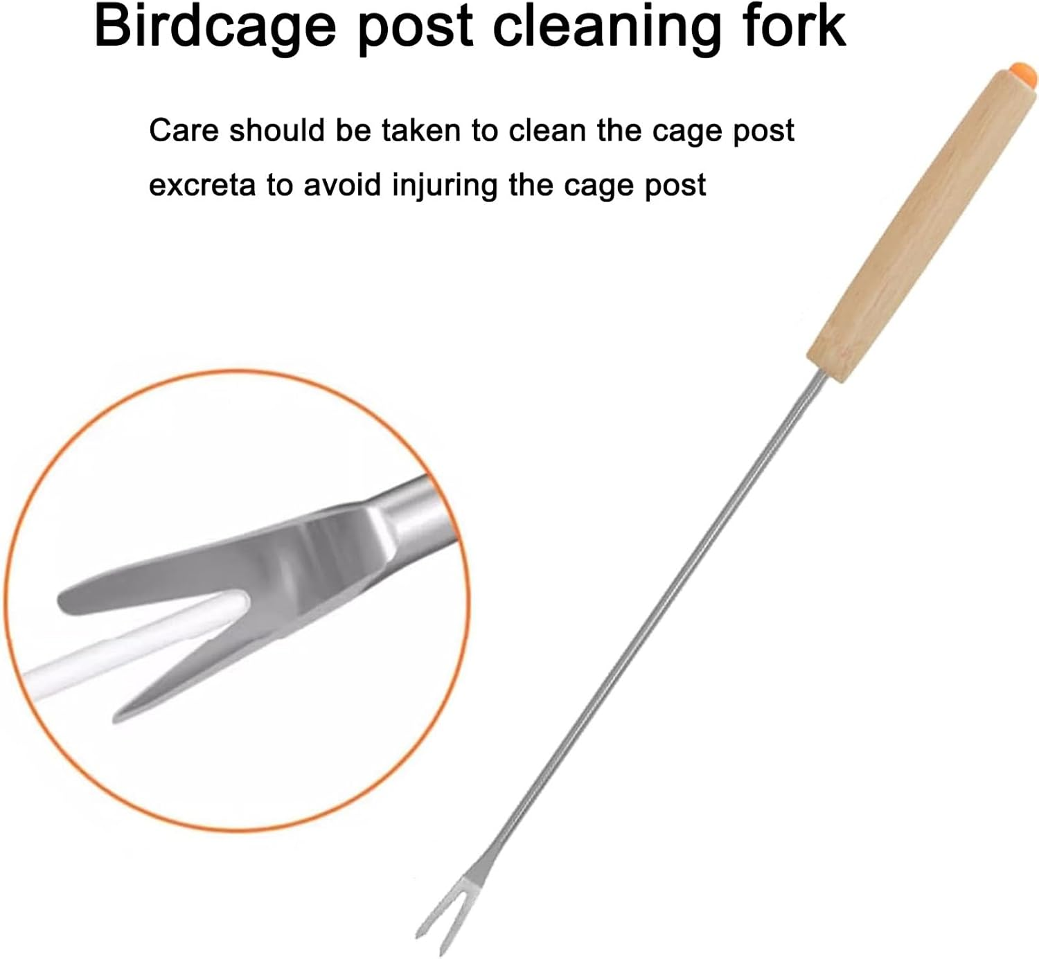 5-Pack Stainless Steel Bird Cage Cleaners &ndash; Poop Scooper for Parakeets, Small Animals &ndash; Easy Cage Cleaning Accessories image number 5