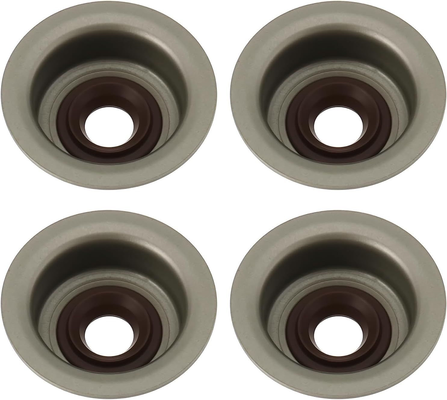 LT Easiyl 4Pcs Inlet Valve Stem Seal 12209-ZH8-003 Compatible with Honda GX120 GX160 GX200 Engines image number 5