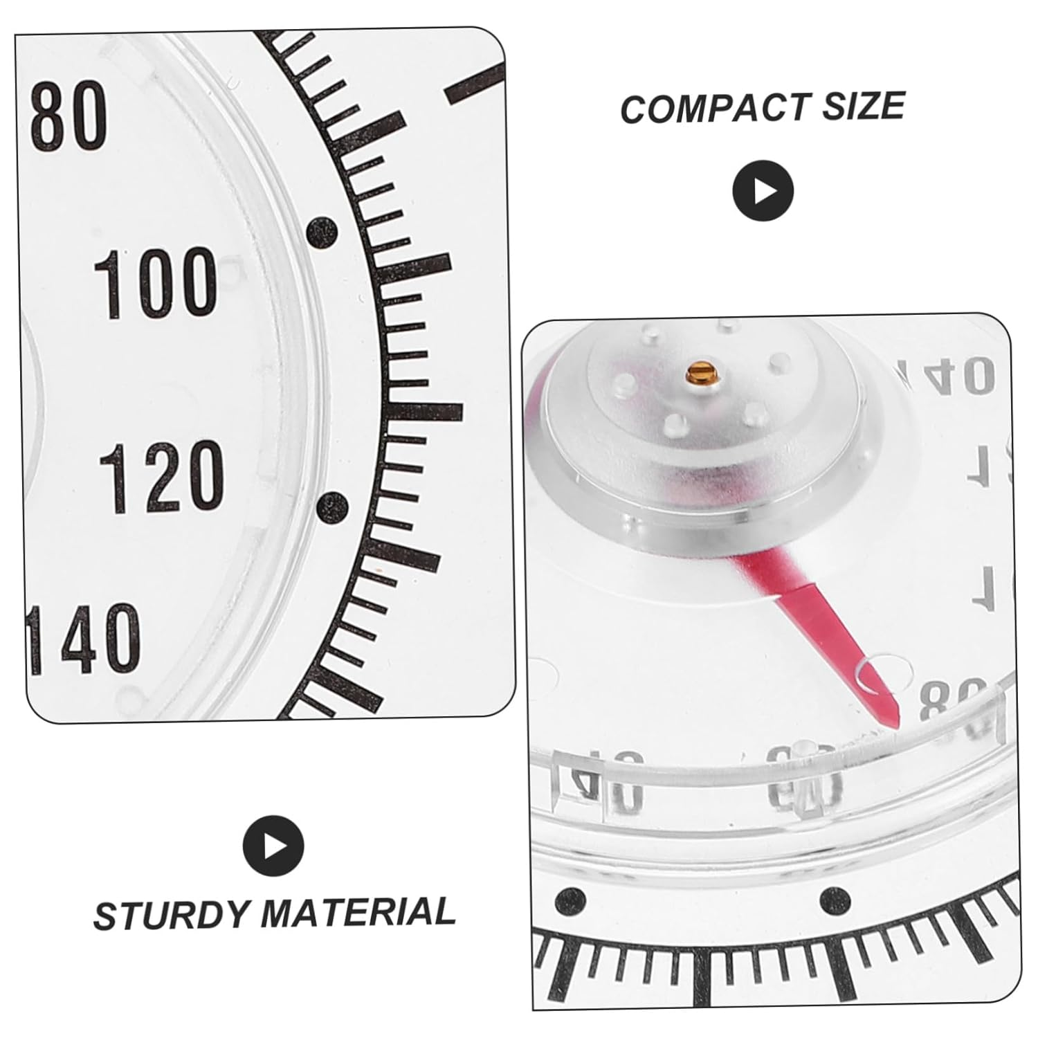 Mipcase Window Thermometer Suction Cup Indoor and Outdoor Temperature Gauge for Nursery and Home, High-Precision Analog Room Thermometer, Large Suction Pad for Easy Attachment image number 6