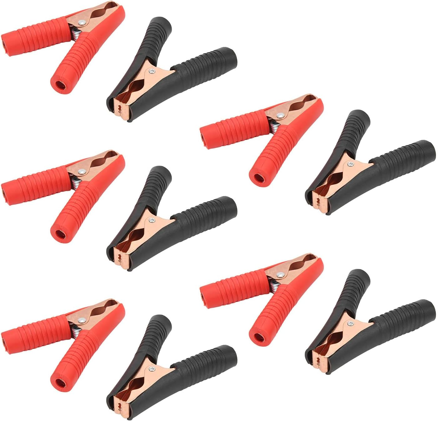 100A Battery Charger Clamp, 10Pcs 20Mm Opening Heavy Duty Power Inverter Wire Connector Clamps, Reliable Jumper Cables Boost Clamp, Testing Clip for Car, Truck, Vehicles image number 1