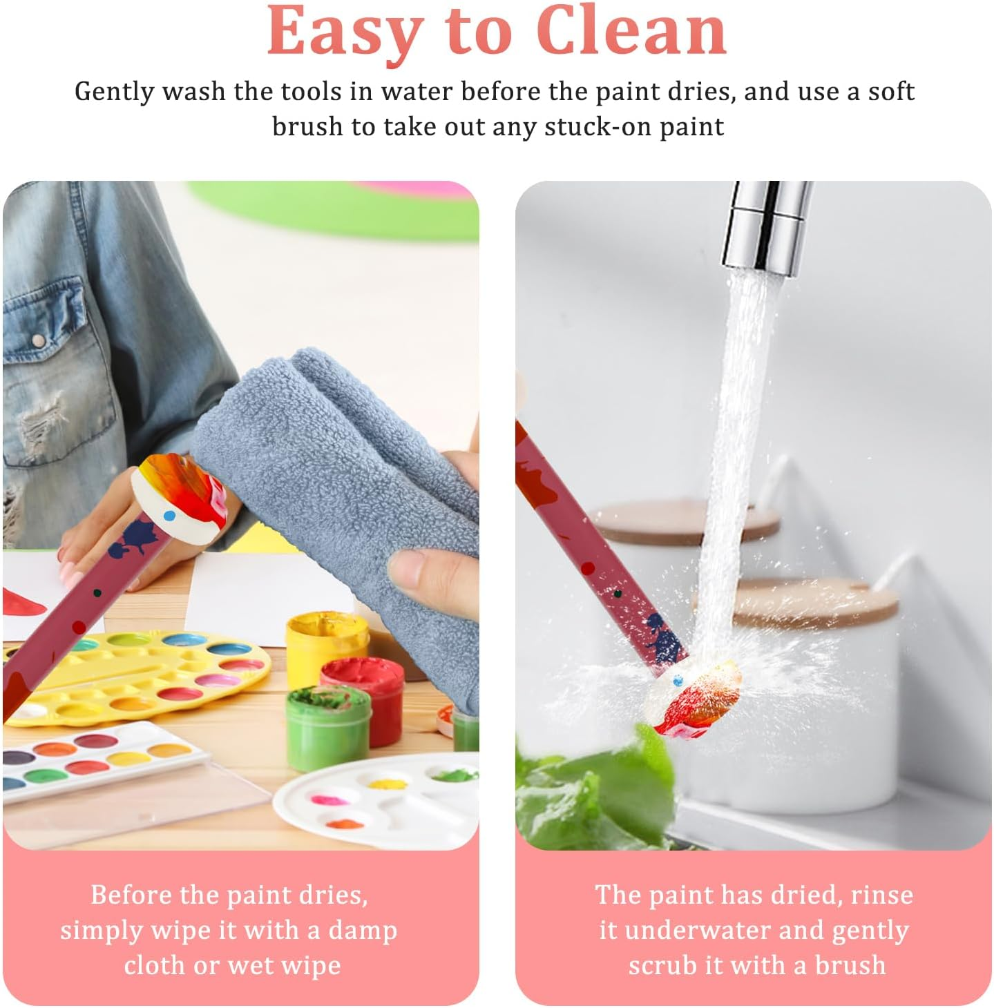 ZFLYCANP 10Pcs Plastic Flower Dotting Tool, 3D Printing Double-Tip Floral Painter, Reusable Embosssing Tools for Painting Dots, Mandala Dot Art Tool for Rocks, Dotting Pens for DIY Graffiti image number 3