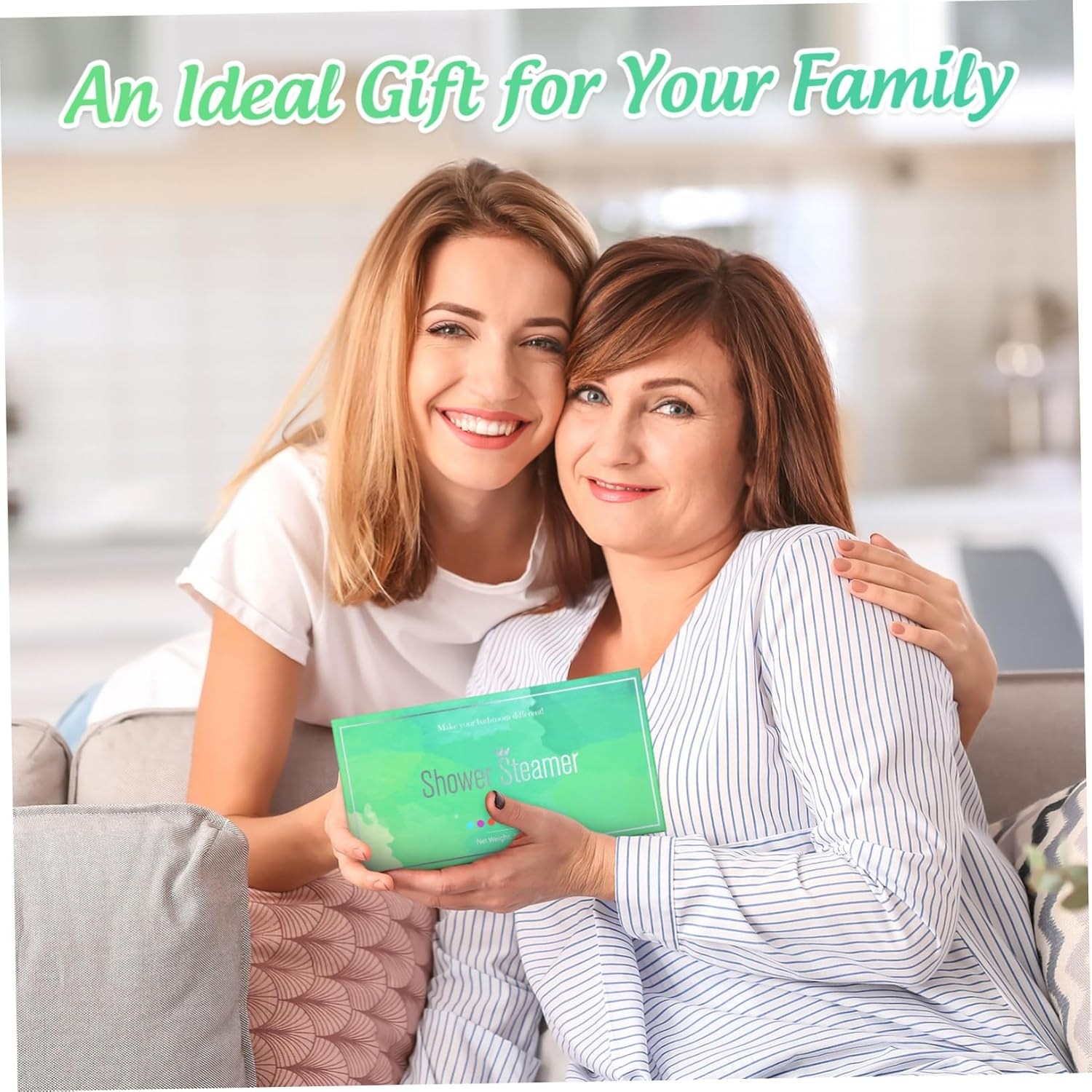 WOONEKY 8Pcs Essential Oil Bath Salt Tablets Natural Steamers for Relaxation Hotel Bath Supply with Dried Flowers Soothing for Women image number 3