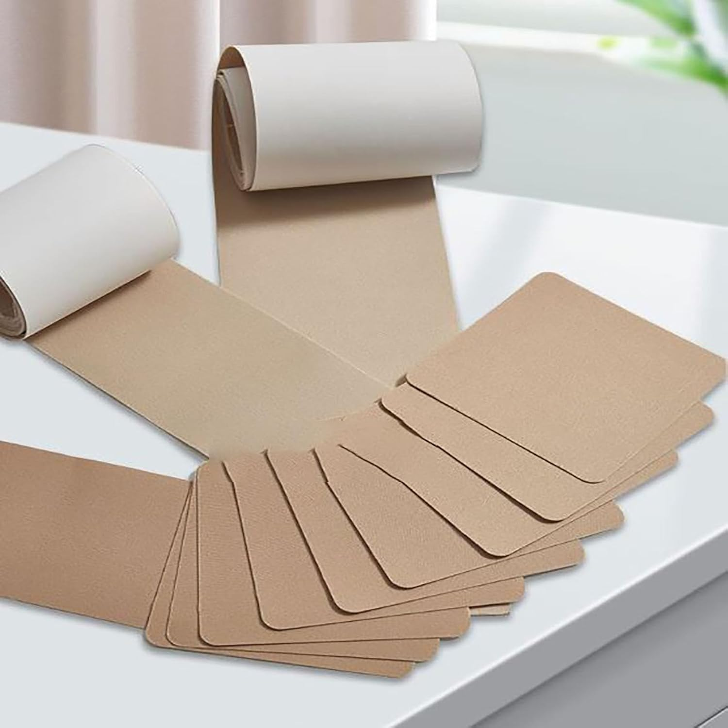 SYGELER Professional Tattoo Cover Tape 10PCS | Ultra-Thin Skin Tone Concealer Patches (8X10Cm) | Waterproof & Breathable for Scars/Birthmarks | Flawless Body Makeup for Weddings/Work image number 4