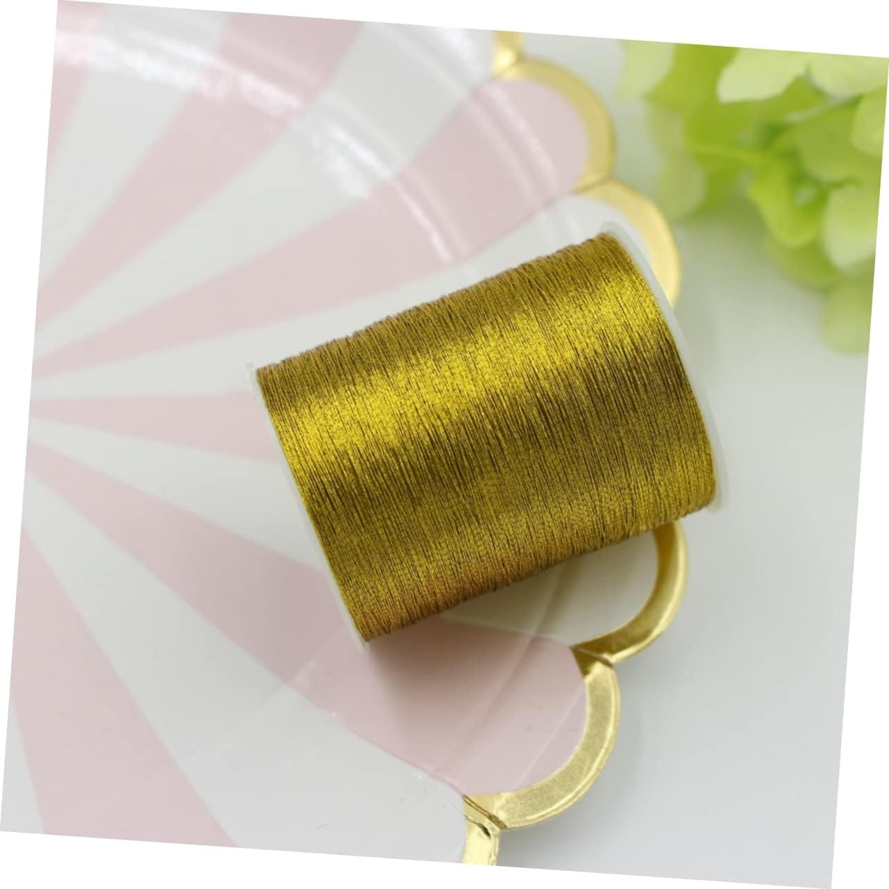 Tofficu Metallic Thread Collection Embroidery Flosses in Glittery Colours Enhance Your Sewing Embroidery Glamour image number 2