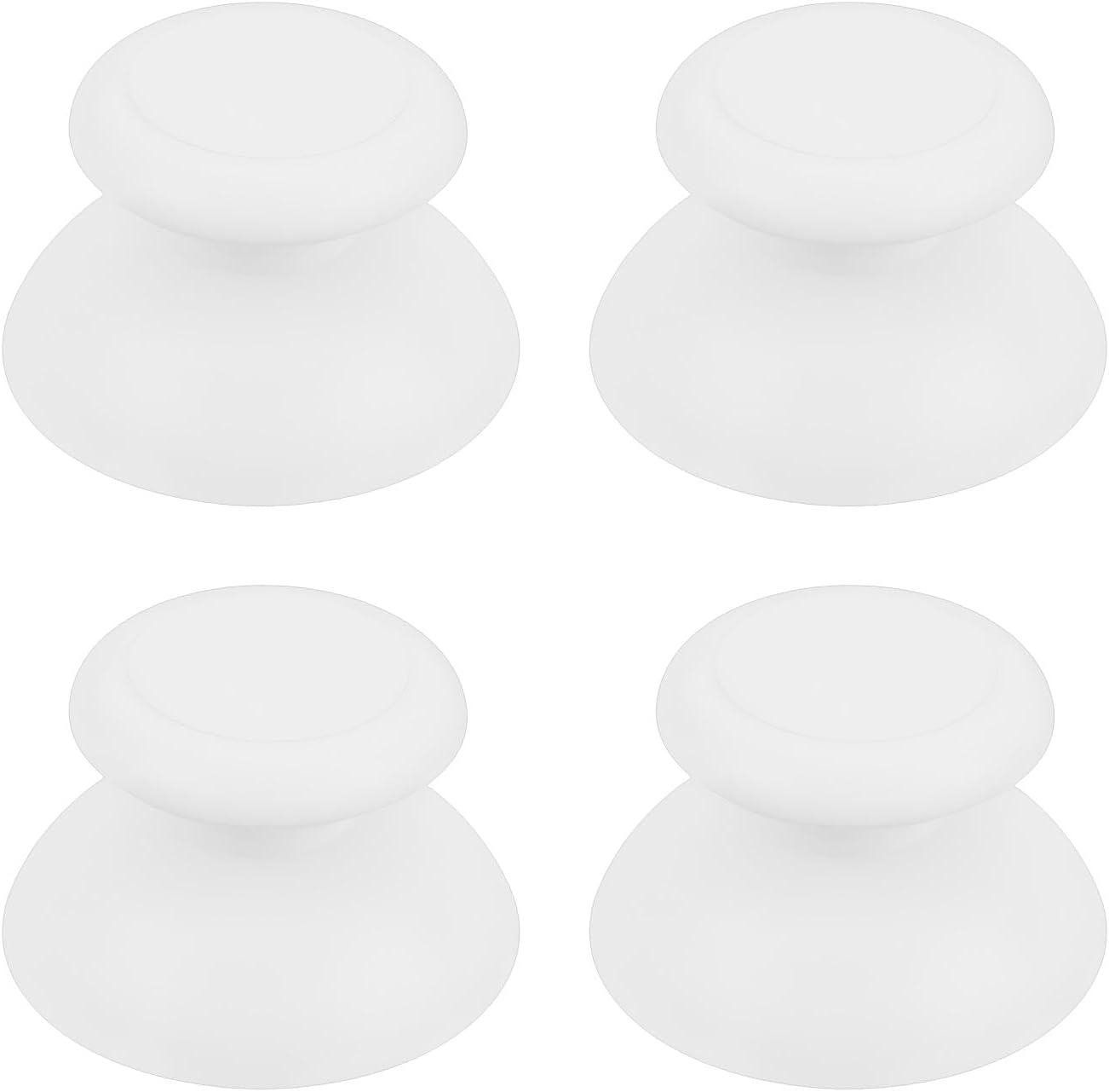 VGOL 4PCS Replacement Analog Thumbsticks Compatible with Nintendo Wii U Gamepad Controller (Black)