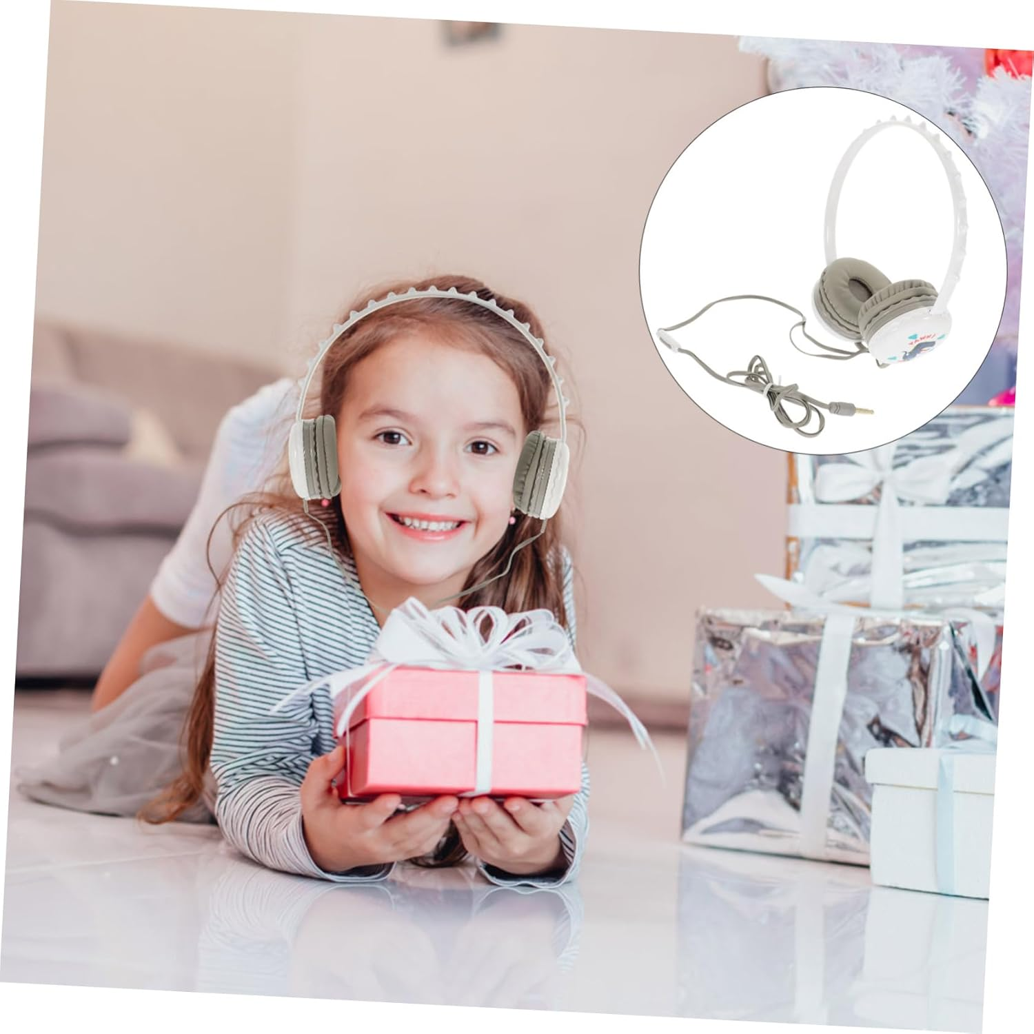 TEHAUX Boy Girl Headphones Lightweight over Ear Gaming Earphones Headphones Style image number 2