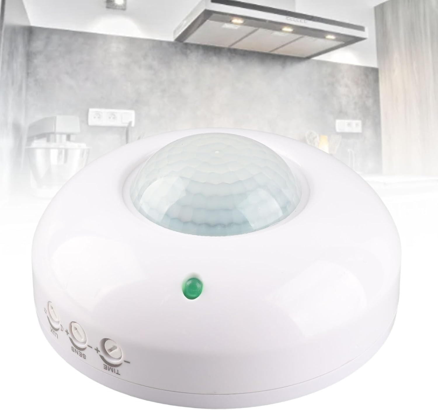 Generic Body Motion Movement Ceiling Intelligent Control Infrared Detector, Infrared Motion Sensor Adjustable for Control Led Light Patio Exhaust Fan Hallway image number 4