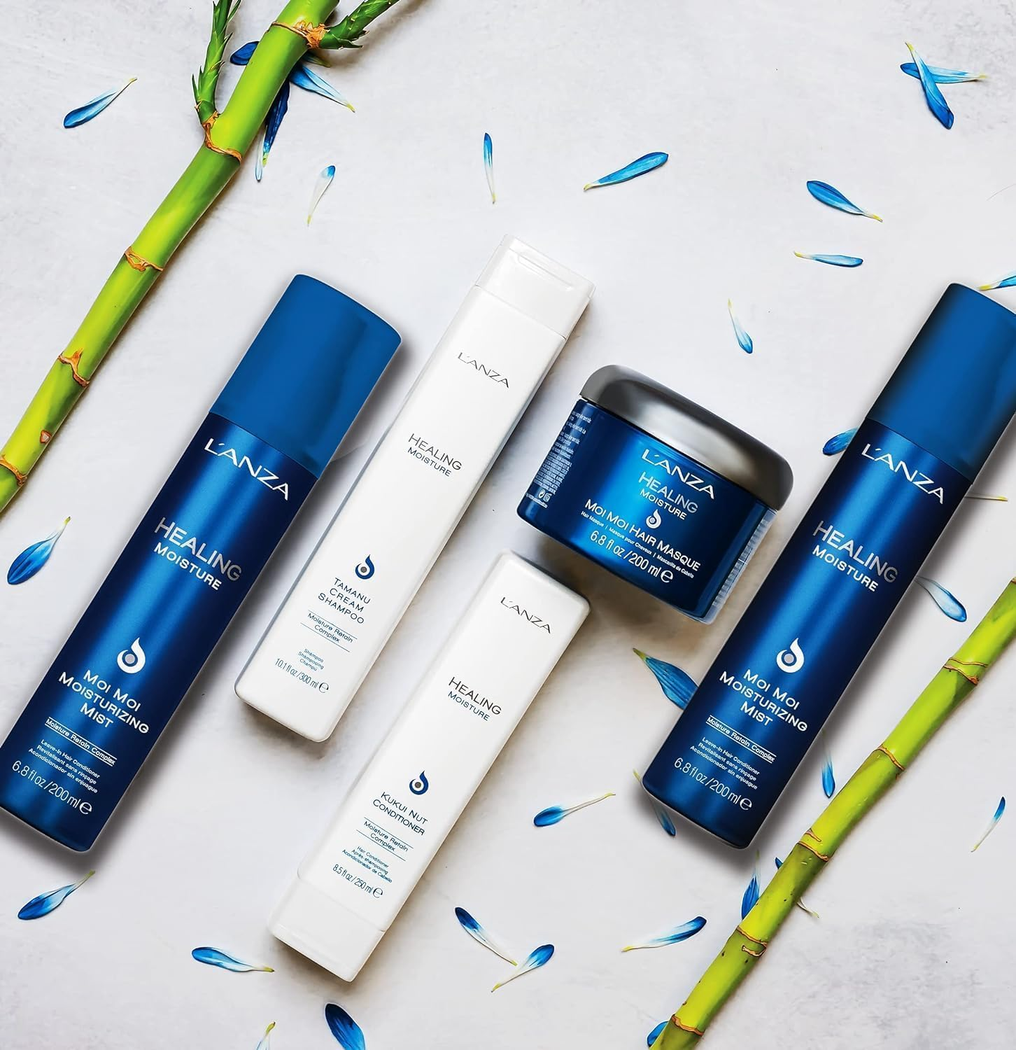 L'ANZA Healing Moisture Moi Moi Hair Masque, Moisturizes and Refreshes Dry and Coarse Hair, Rich with Bamboo Codifying Complex, Sulfate-Free, Paraben-Free, Gluten-Free Formula (6.8 Fl Oz) image number 5