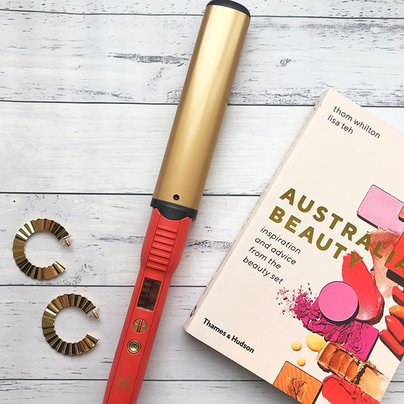 VS Sassoon Enrich Undone Curls 38Mm Large Barrel Hair Curler, Fast Heat Up, 5 Heat Settings 150&deg;C to 210&deg;C, Triple Infused Technology, Almond, Keratin & Ceramic for Smooth & Shiny Results, Auto Shut-Off. Coral (VSC2386CA) image number 6