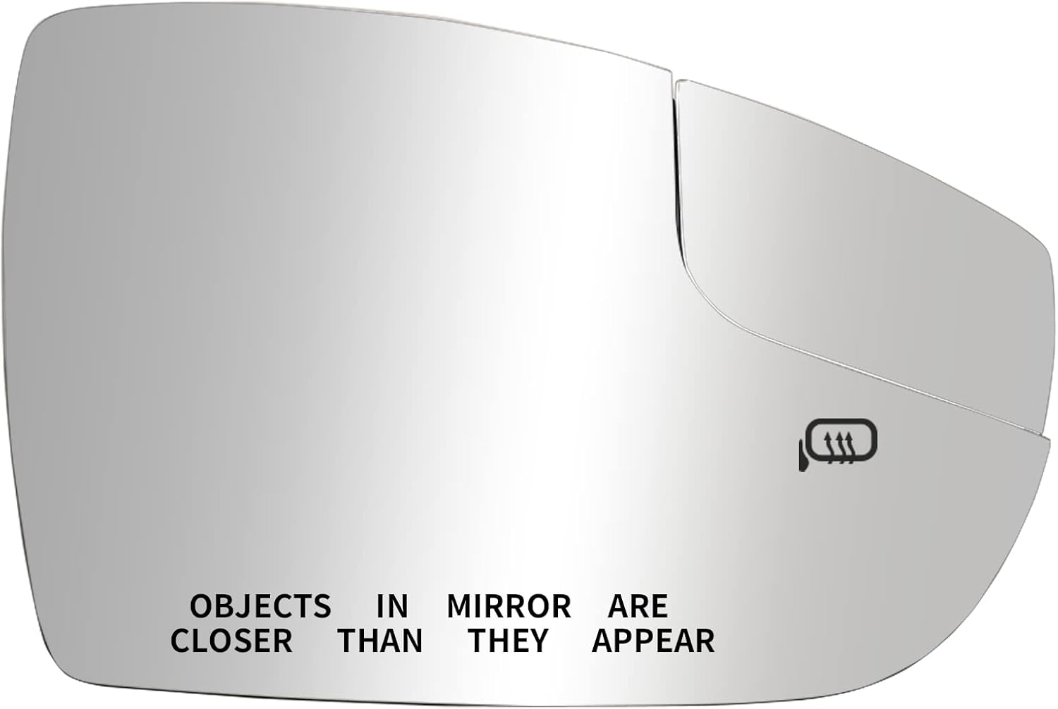 Right Side Mirror Replacement for 2012 2013 2014 2015 2016 2017 2018 Ford Focus Mirrors Glass - Convex Mirror Glass, Right Side Rear View Mirror with Heated image number 1