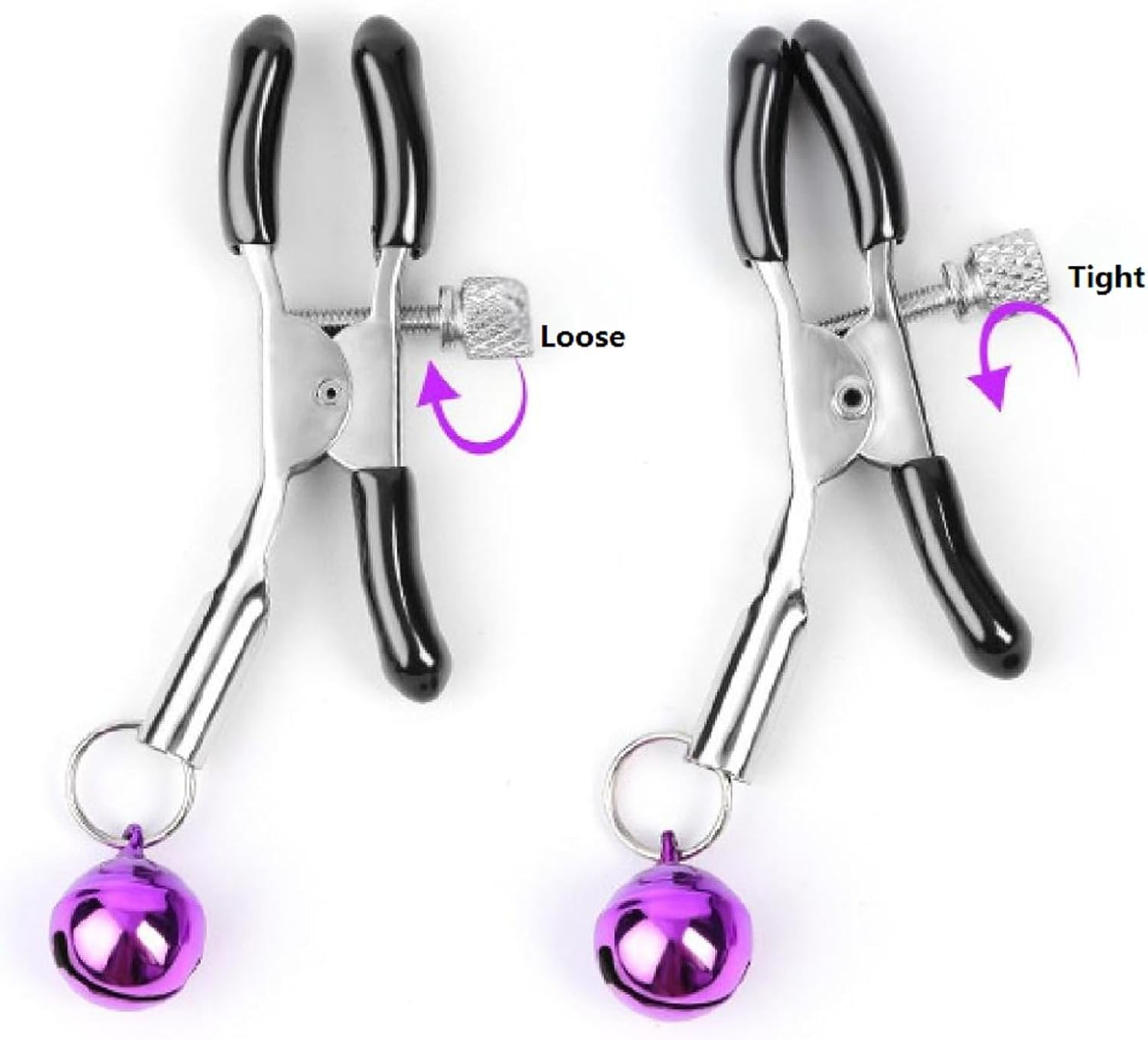 Nipple Clips for Women Beginner Nipple Clamps Nipple Stimulates Women Nipple Clips for Adult Play Nipple Clamps for Women Non Piercing Beginner image number 2