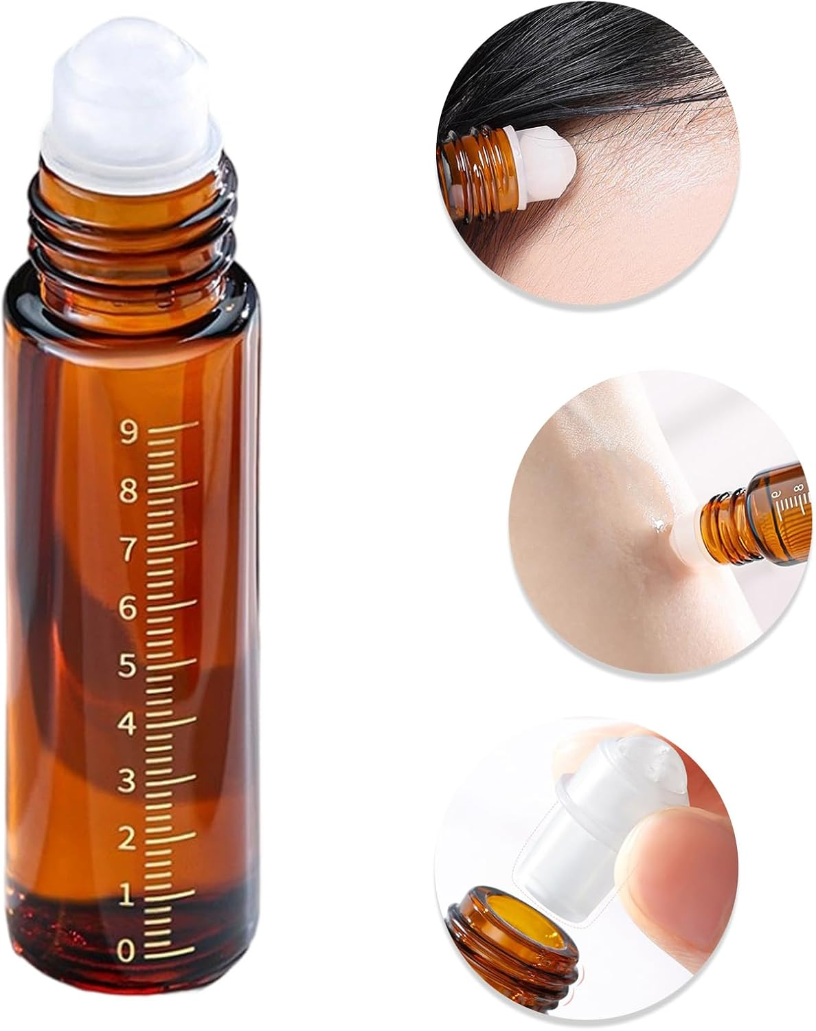 Refillable Perfume Bottle Dropper Bottle Leak Proof Essential Oil Bottle Glass Roll Bottle Essential Oil Bottle image number 6