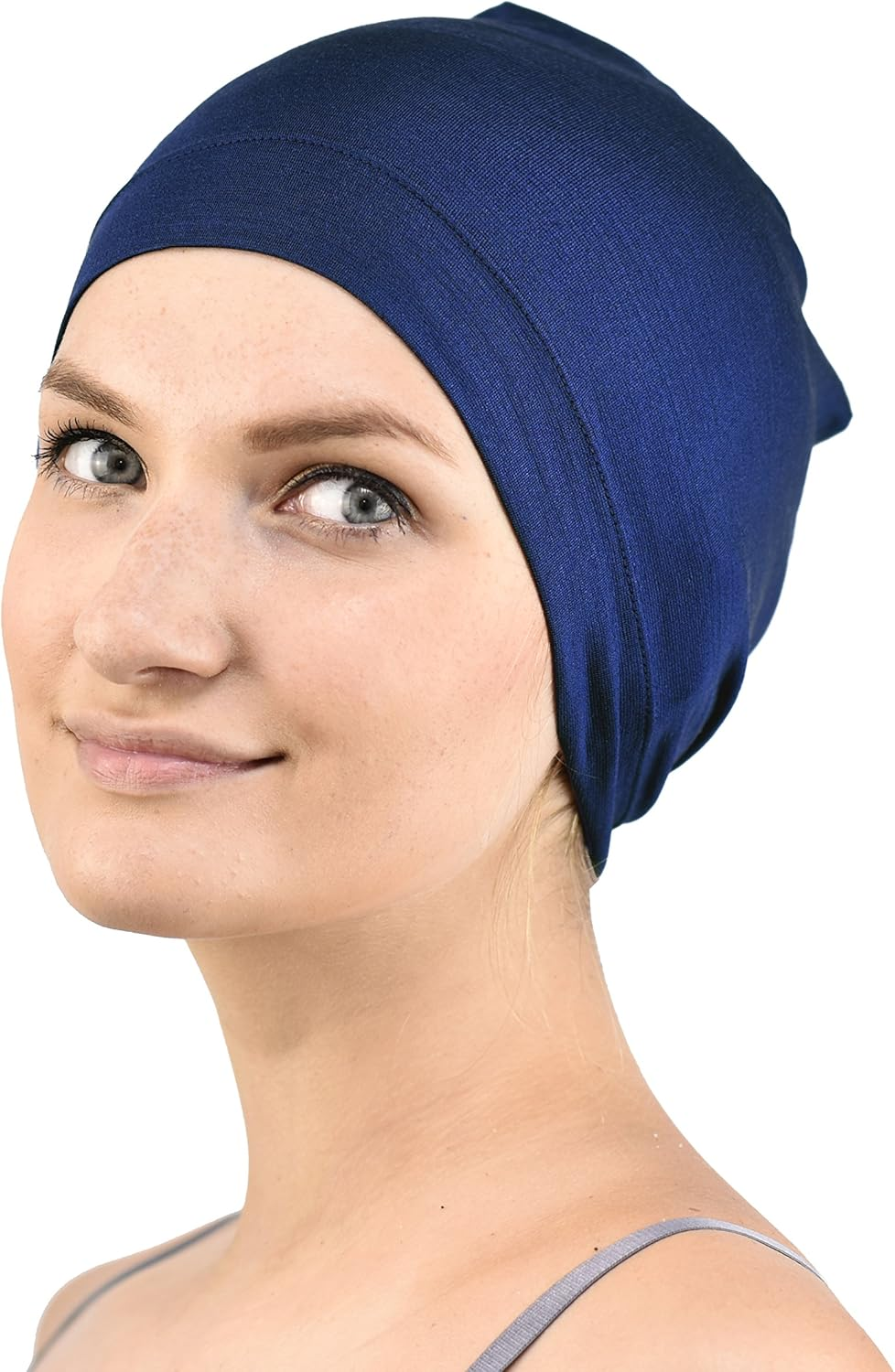 Jasmine Silk Bamboo Sleep Cap - Suitable for Chemo & Hair Loss - Cardani Chemo Cancer Hat image number 1