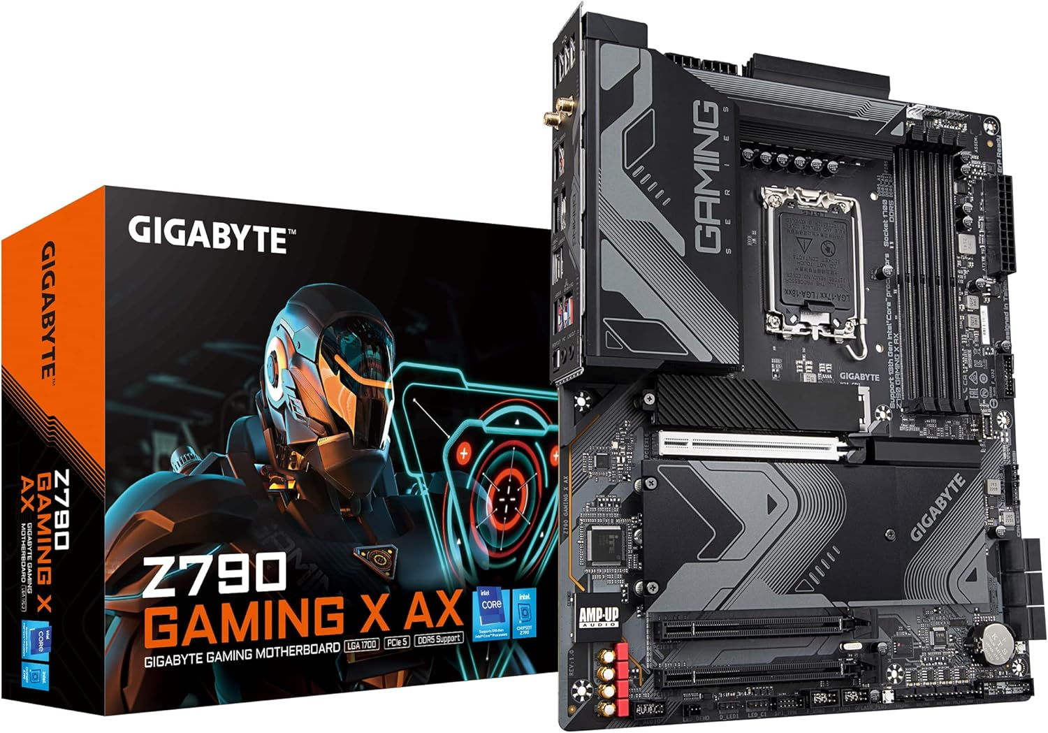GIGABYTE Z790 AORUS Elite AX (LGA 1700/ Intel Z790/ ATX/ DDR5/ Quad M.2/ Pcie 5.0/ USB 3.2 Gen2X2 Type-C/Intel Wifi 6E/ 2.5Gbe Lan/Q-Flash Plus/Pcie Ez-Latch/Gaming Motherboard) image number 4