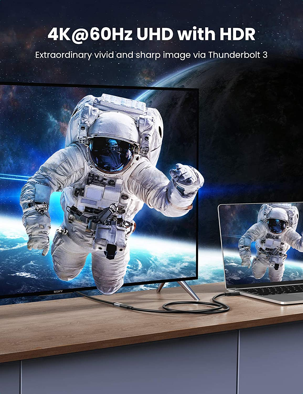 UGREEN USB C Extension Cable Type C Male to Female Extender Cord 10Gbps Data Transfer 100W PD Fast Charge 4K@60Hz Thunderbolt 3 Compatible with Iphone 17 16 15 Macbook Pro Ipad Switch (1M) image number 6