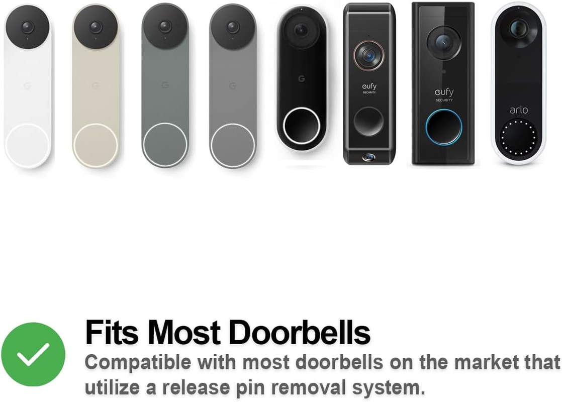 Doorbell Removal Pin Release Key Security Tool Replacement - Remove Video Doorbell from Mount (Compatible with Nest Video Doorbell, Arlo Video Doorbell and Eufy Video Doorbell image number 3