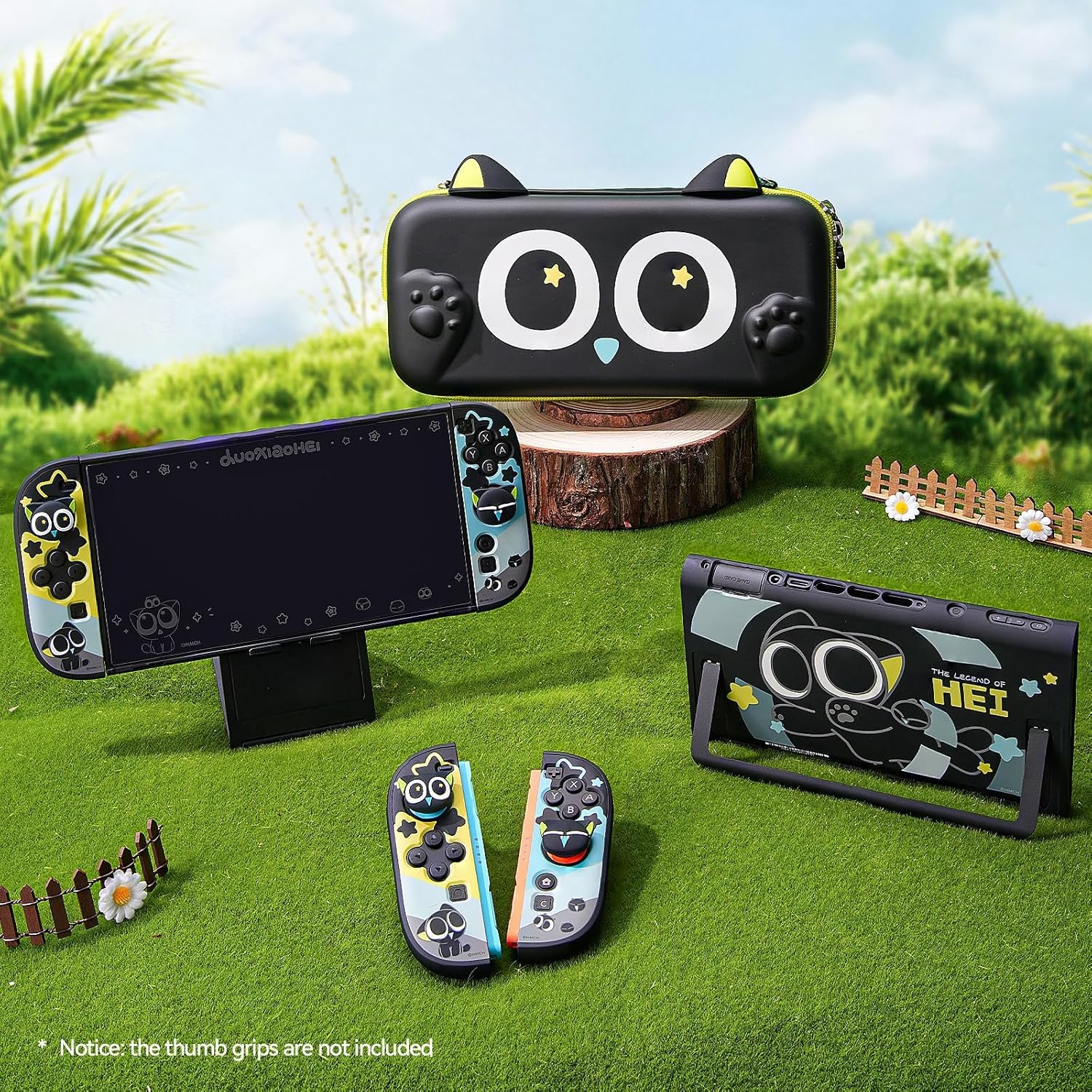 Geekshare Protective Case Compatible with Switch 2, Hard PC Slim Dockable Shell Cover Designed for Switch 2025 Game Console and Joy Con Controllers - the HEI Series image number 5