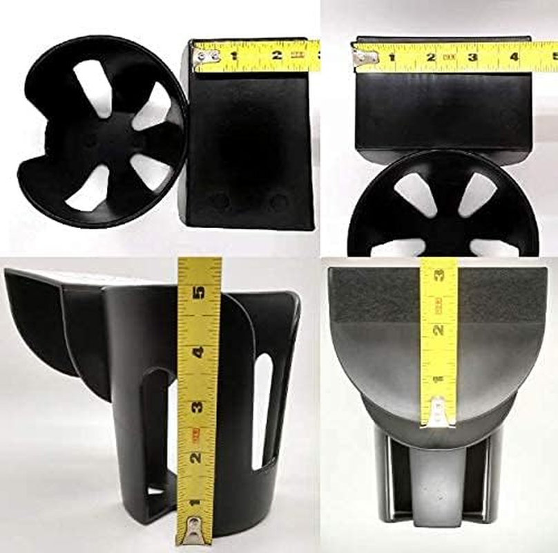 The LEDGE Large Drink Holder, Auto Cup Holder, Black, Plastic, Metal, Universal Fit image number 5