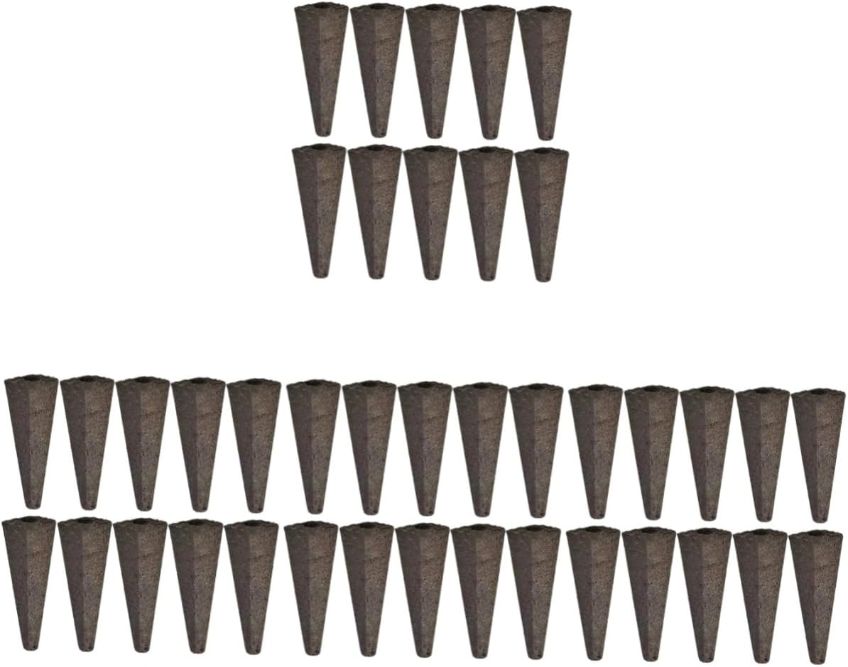 ROMISBABA 40Pcs Shape Hydroponic Grow Sponges for Soilless Plant Cultivation for Indoor Gardening Easy Transplanting Compatible Various and Vegetables image number 5
