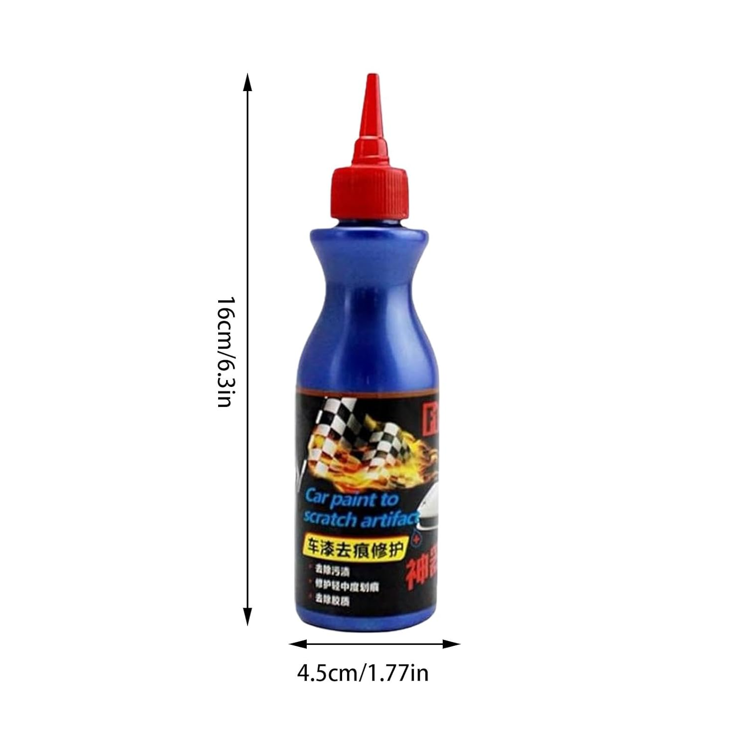Car Paint for Scratches | 100Ml Fluid for Auto Paint Scratches Repair and Restore - Car Paint Maintenance Supplies for Paint Swirls after Polishing, Door Handle Scratches image number 5