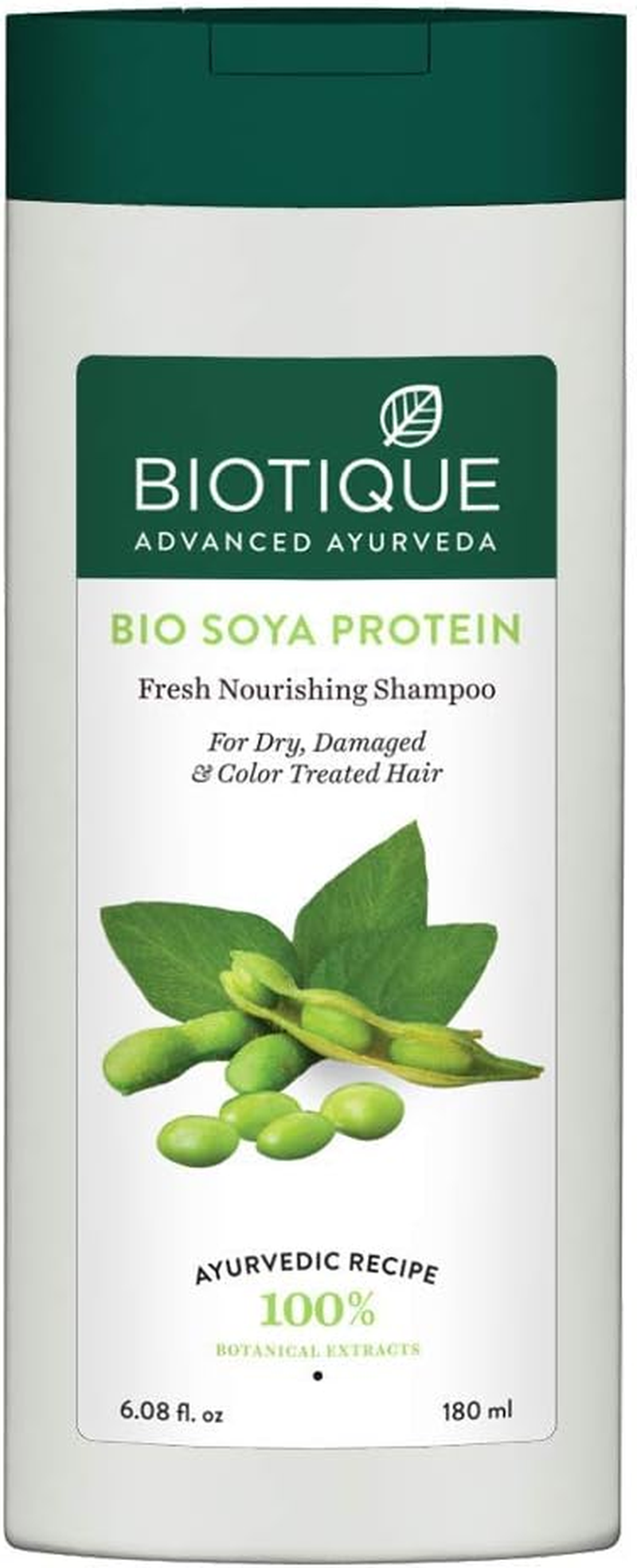 Biotique Bio Soya Protein Fresh Nourishing Shampoo, 180 Ml image number 1