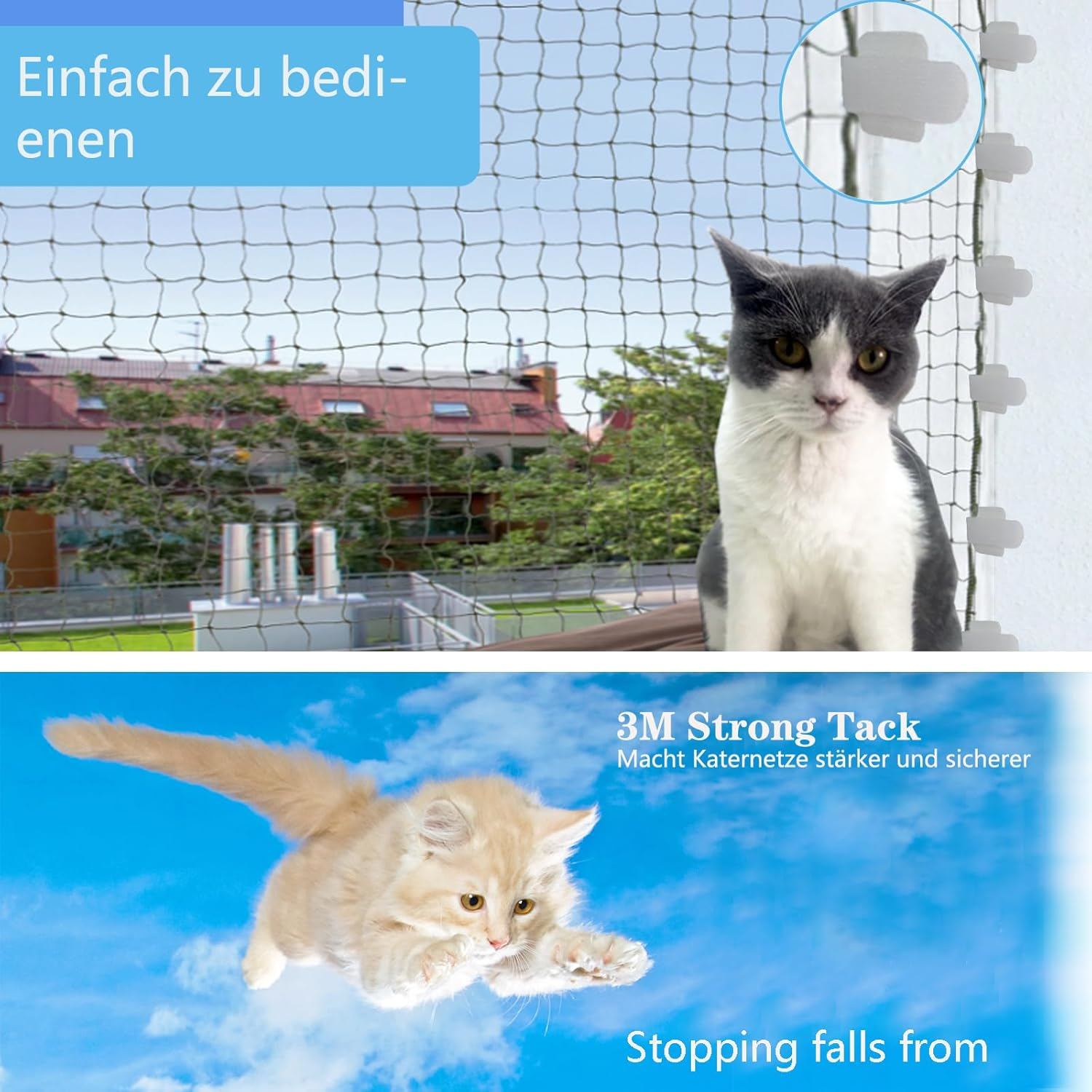 JUGGPENG Suitable for Cat Net Balcony image number 4