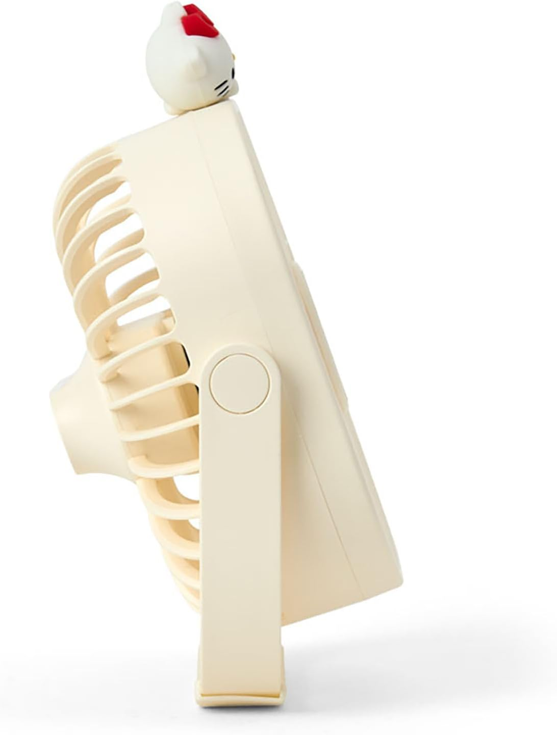 Sanrio 641863 Hello Kitty Desktop Fan, Body: ABS Resin, Blades: Polycarbonate, Character Part, Anti-Slip: Silicone Rubber, 3 Levels of Air Flow Adjustment, Desk, Ages 15 and Up