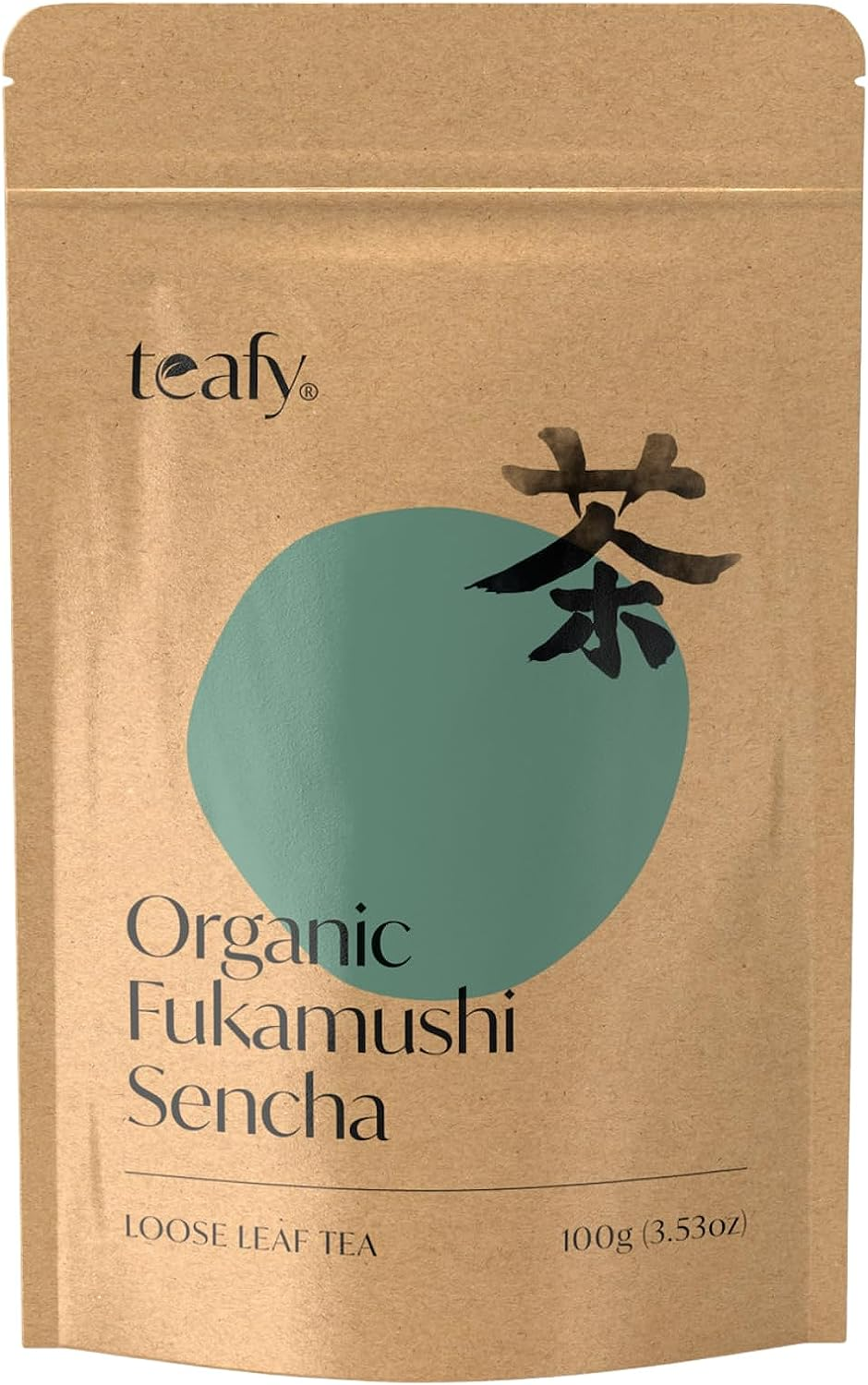Teafy Organic Fukamushi Sencha, Japanese Green Tea, from Shizuoka Japan, JAS and USDA Certified Organic Loose Leaf Steamed Tea, 3.5Oz/100G image number 4