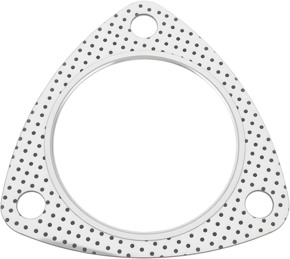 2.75" Downpipe Exhaust Flange Gasket 71Mm Compatible with Three-Bolt Exhaust Flange Connections image number 5