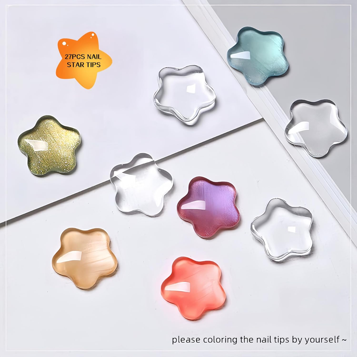 Acycoin2A Acrylic Nail Polish Color Display Board Book Nail Design Chart with 2 Styles Nail Tips Card Board Salon Showing Shelf (120 Colors) image number 1