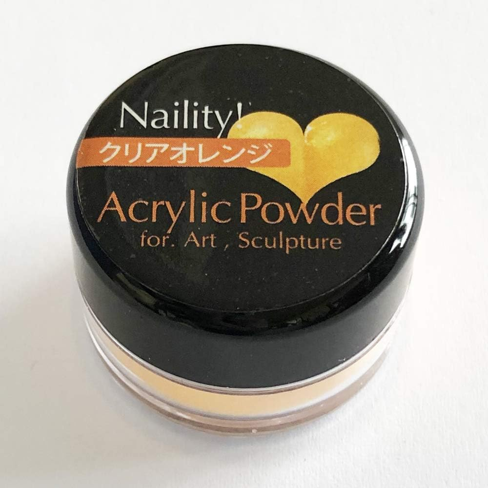 Nature! Nail Powder Acrylic Color Powder Clear Orange 0.1 Oz (3 G) image number 6