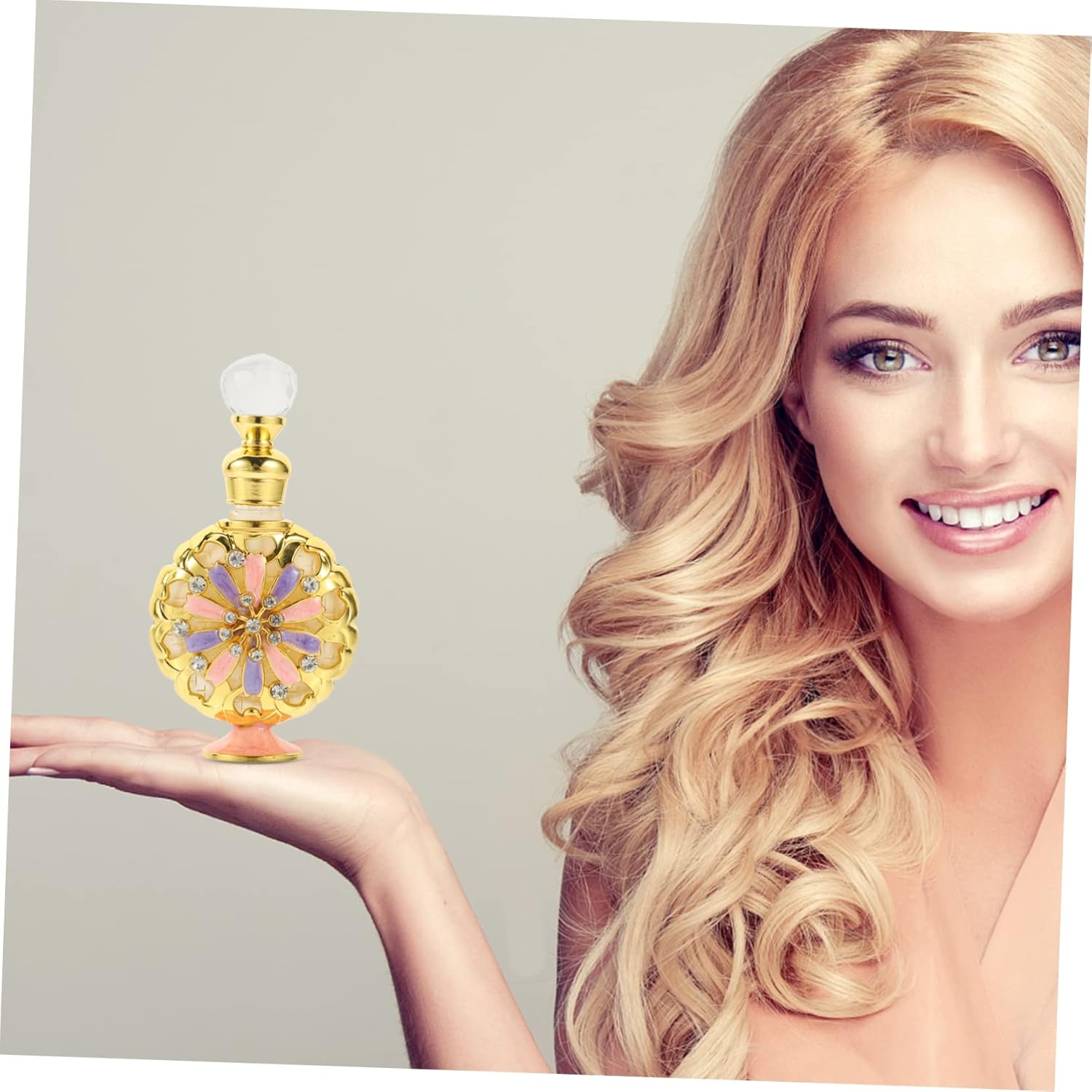 Mikinona Glass Essential Oil Bottle Perfume Holder Set of 8 30Ml Refillable Empty Aroma Bottles for Travel and Aromatherapy