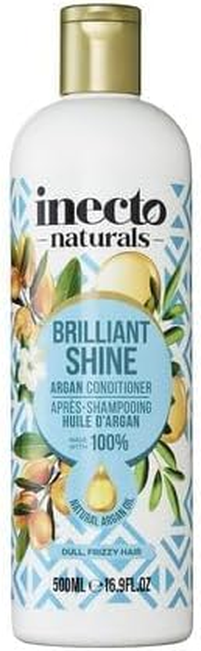 Inecto Naturals Brillant Shine Argan Conditioner, 500 Ml (Pack of 2) image number 1