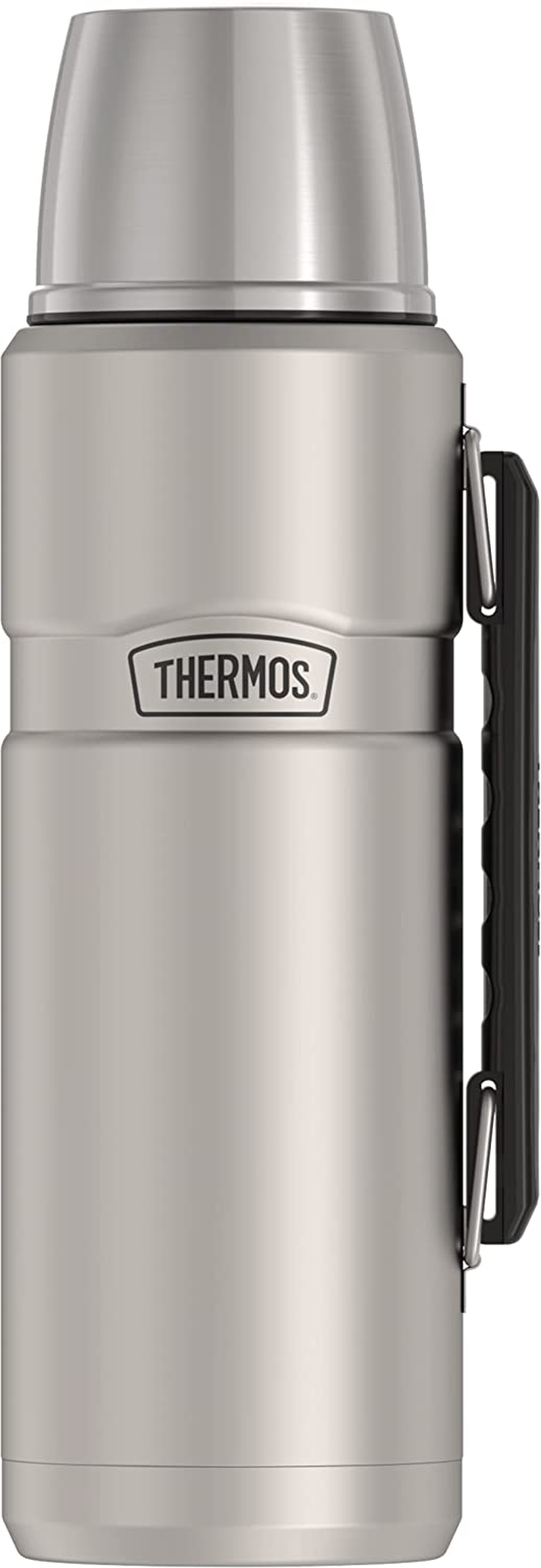 Thermos Stainless King Vacuum-Insulated Beverage Bottle, 40 Ounce, Matte Stainless Steel