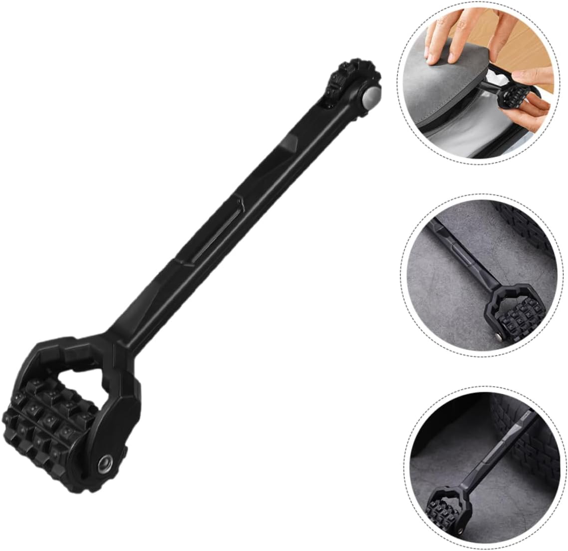 JUMPLAWN 2Pcs Dual Car Sound Deadening Roller Material Insulation Tool for Dampening Versatile Hand Roller for Automotive and Other Soundproofing Applications image number 6