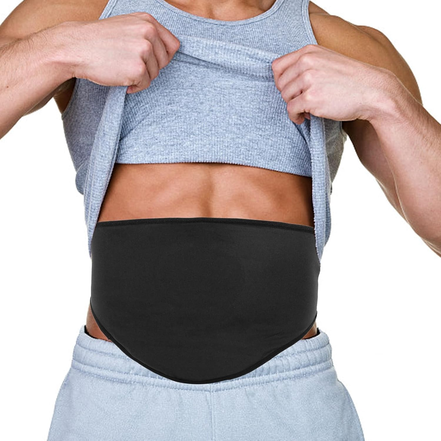 Ostomy Belt for Men & Women - Stealth Support Belt Adjustable for Sports Swimming Gym | Colostomy Bag Covers Ostomy Bag Covers with Inner Pocket Ostomy Wrap Abdominal Support for Secure Discreet Pouch image number 3