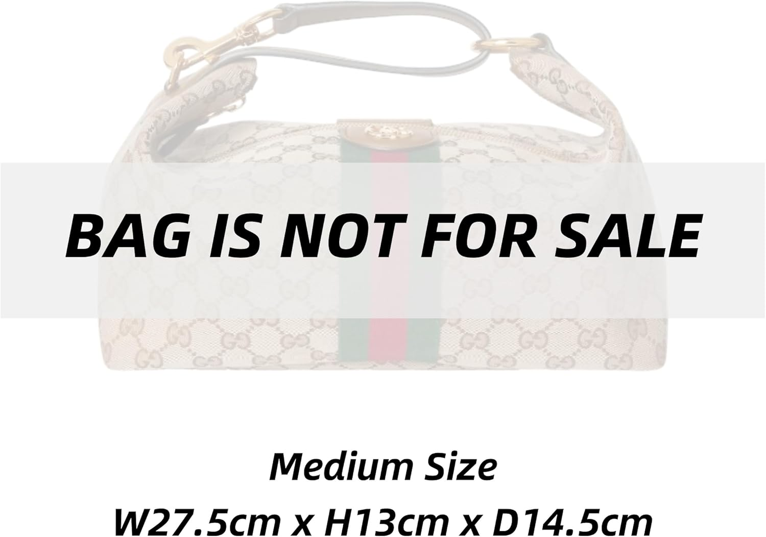 Xoppia Bag Organizer Compatible with Gucci Vanity Medium Top Handle Bag. Felt Insert Liner for Women Tote Handbag. (Black, Style B: Side Zipper)