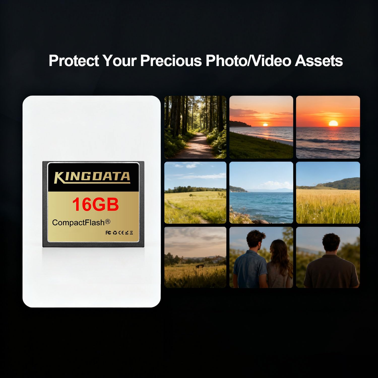 16GB CF400X Compact Flash Card FAT32 Type I for Equipment Vintage Digital Cameras image number 1