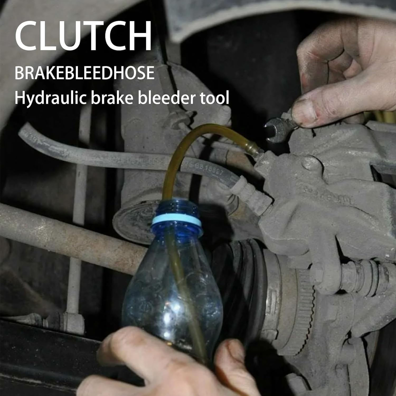 Car Brake Bleeding Kit,Reusable Motorcycle Tool Kit,Universal Brake Bleeder Clutch Bleeding Hose One Way Valve Tubebleeding Tool for Car Motorbike Motorcycle image number 4