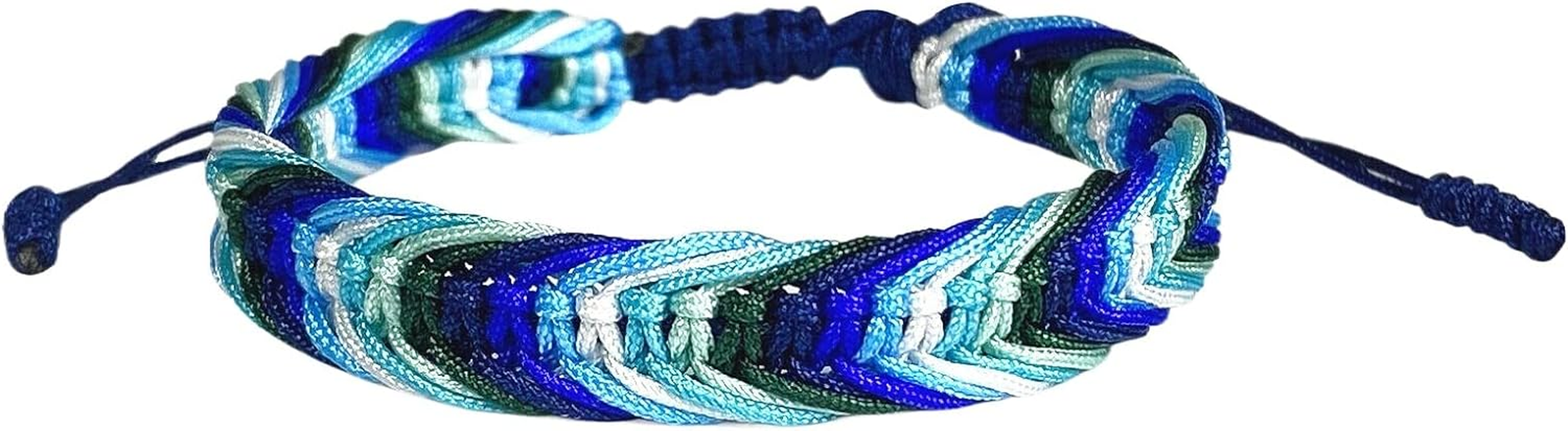 Zigvert Handmade LGBT Abrosexual Transgender Progress MLM Colors Lesbian Pride Bracelet