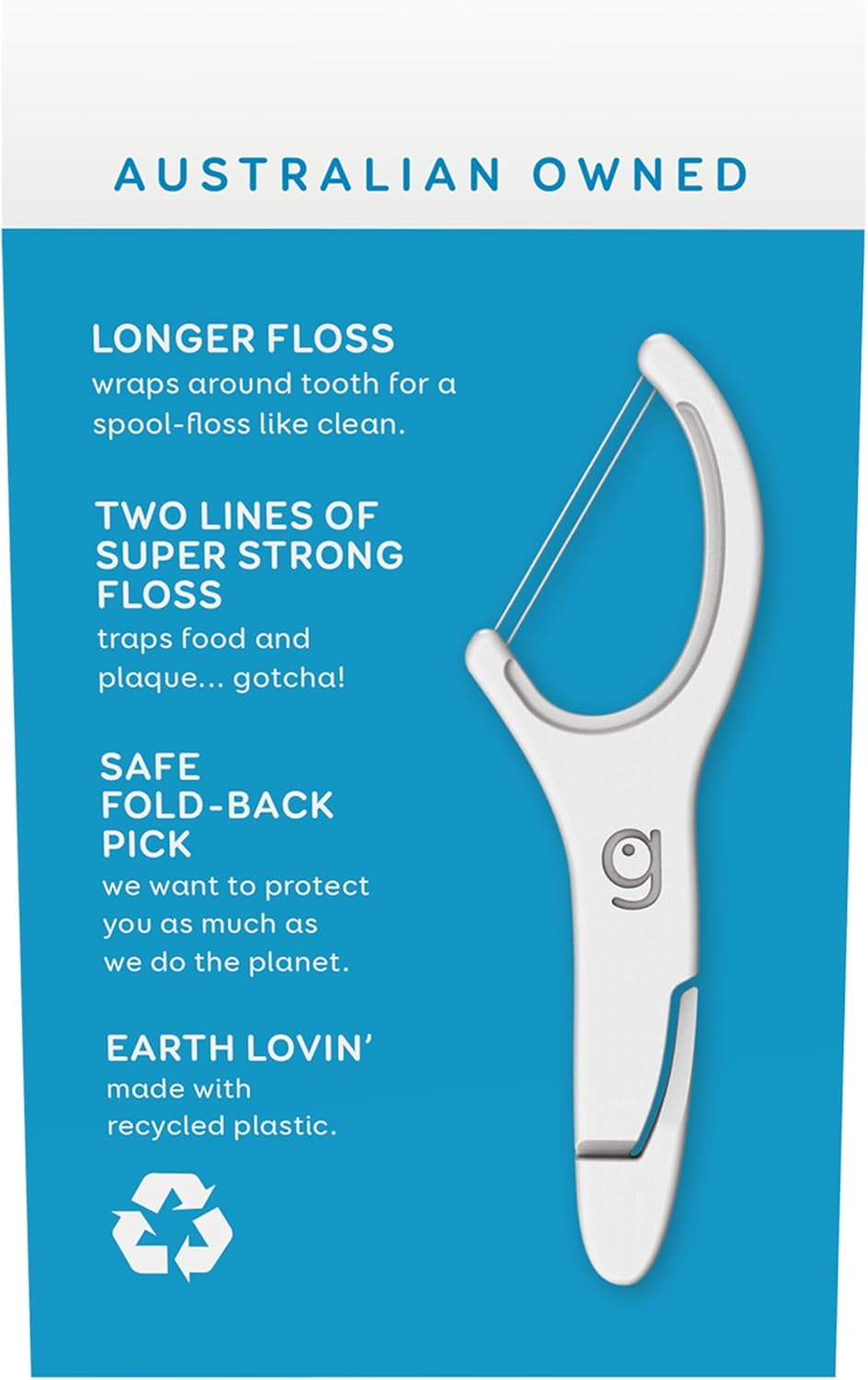 Dentagenie GO2 Double Flosspyx Minty 100 Super Size Pack image number 1