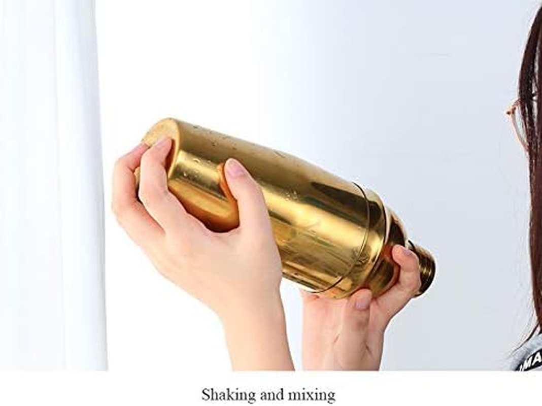 Buyerstar Bar Set 5-Piece Mixology Bartender Kit - Cocktail Shaker Set Bar Tool Set for Home and Professional Bartending - Martini Shaker and Drink Mixing Bar Tools - Cocktail Kit (Rose GPLD) - No.0 image number 6