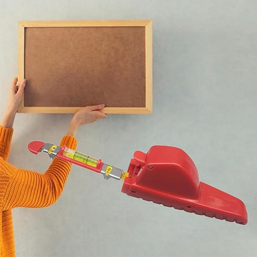 1 Pcs Picture Hanging Tool, Picture Frame Level Ruler, All-In-One Hang It Hanging Tool with Level, for Hang Pictures,Tvs, Mirrors, Shelves and Artworks image number 3