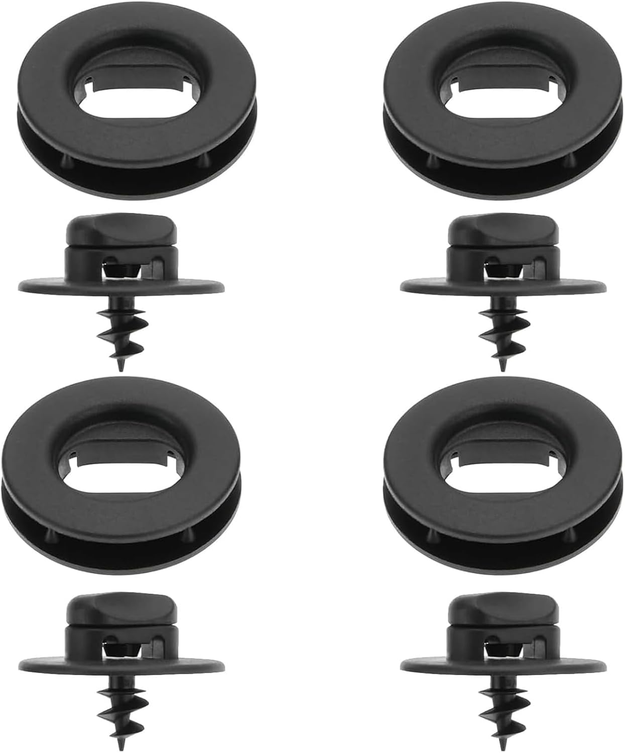 Zvorgath Car Floor Mat Retainer Clip, Car Accessories, anti Slip Buckle,Rotating Button Floor Mat Anti-Slip Buckle, Compatible with Volkswagen and Skoda, 4 Pcs image number 3