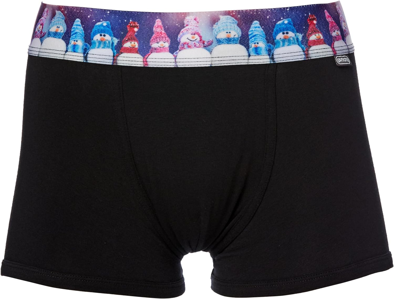 Outdoor Products Men'S Underwear Black Dog & Snowman Rubber Boxer Shorts
