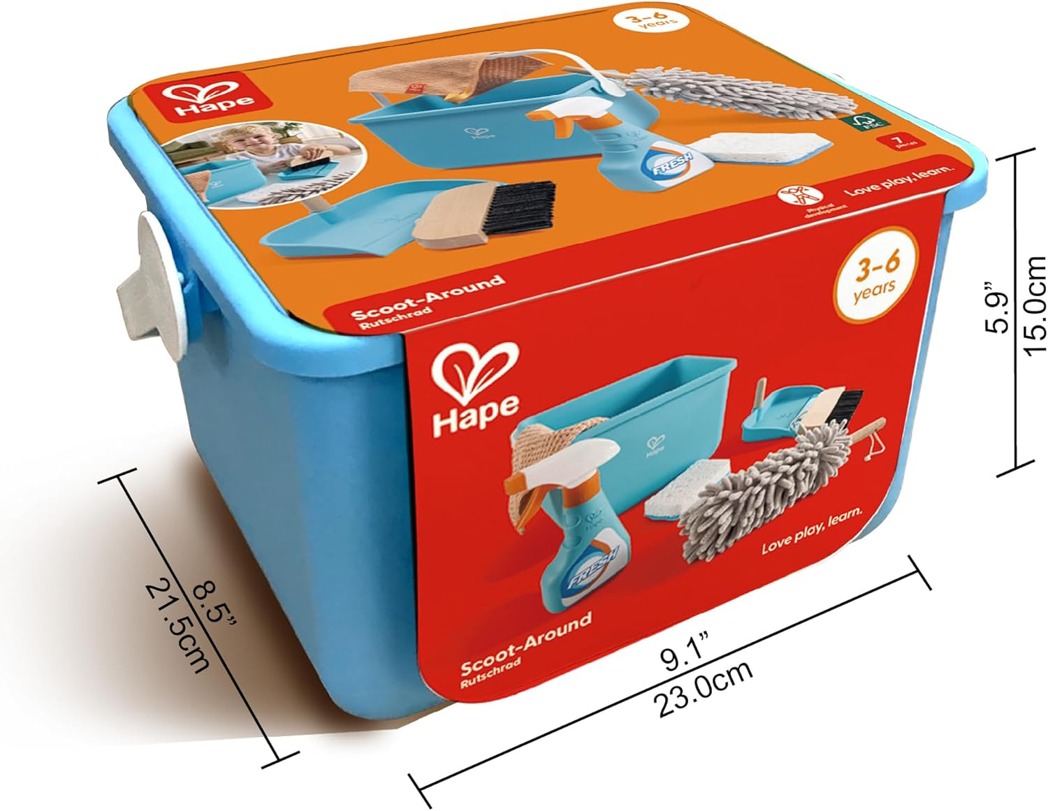 Hape Clean up Bucket Set image number 3