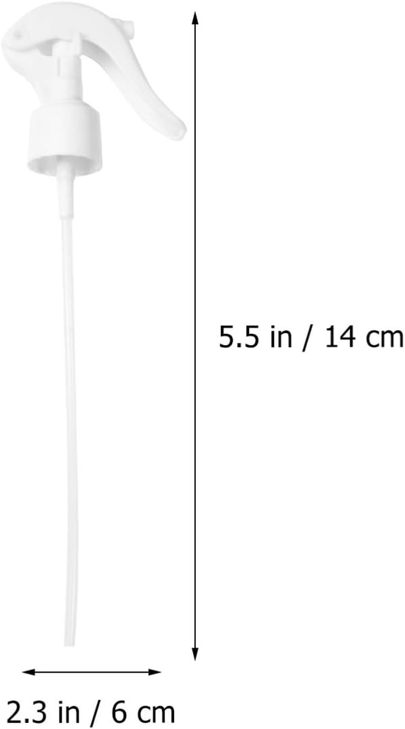 DOITOOL 12Pcs Spray Bottle Trigger Replacement Industrial Trigger Sprayers Nozzles Chemical Resistant Spray Head Replacement Part for Gardening Cleaning Watering Supplies(White) image number 1