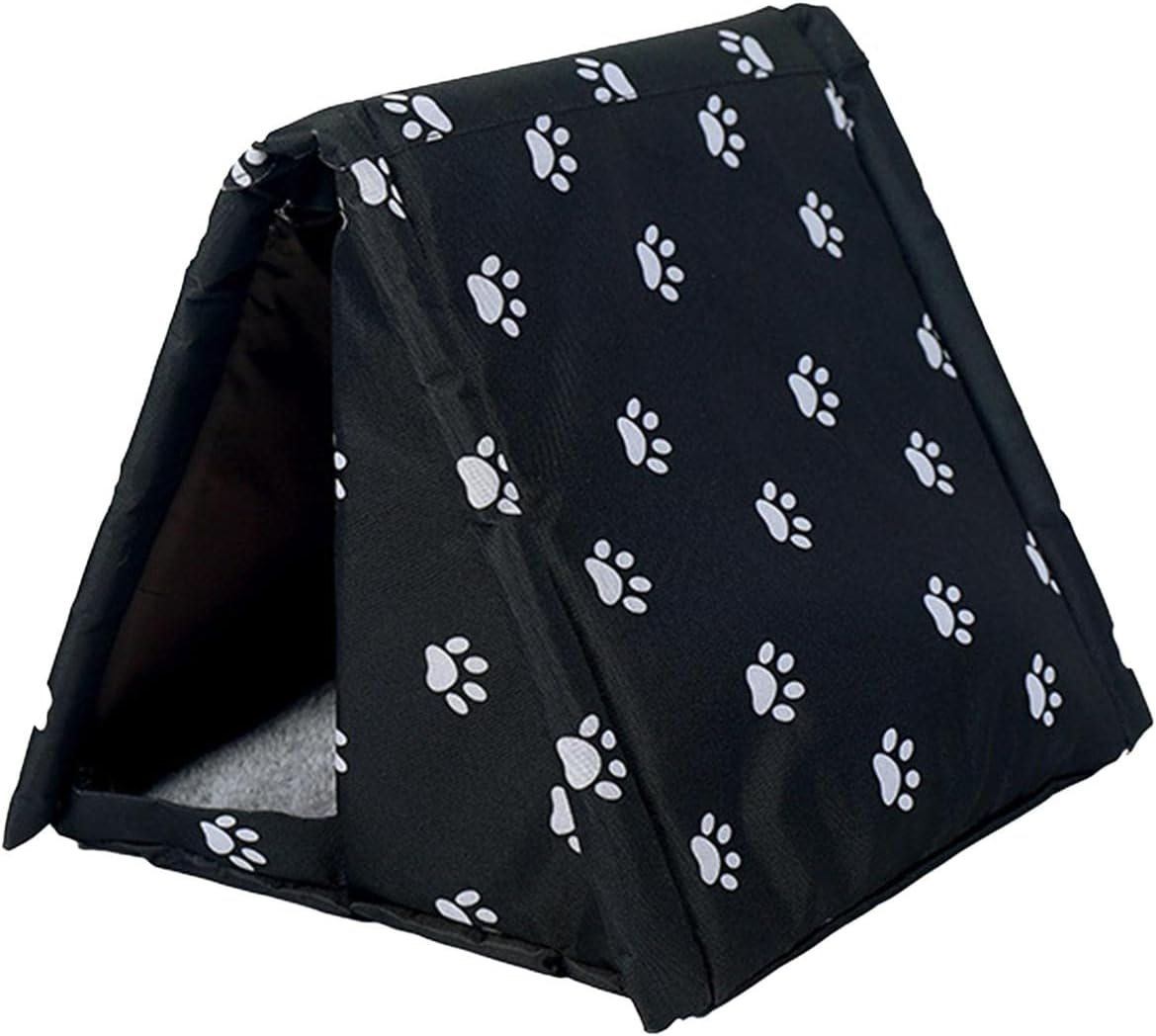 Stray Cats Shelter Waterproof Cat Nest Tent Pet Bed Furniture Puppy Kitten Dog Kennel Outdoor Cat House for Garden Street Pets Supplies, 47Cmx40Cmx38Cm (Size : 40Cmx34Cmx32Cm) image number 4