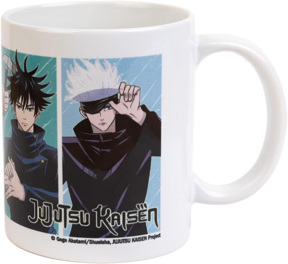 Grupo Erik Jujutsu Kaisen Yuji & Sukuna Ceramic Mug | 35 Cl - 350 Ml | 3.74 X 3.15 Inch - 9.5 X 8 Cm | Jujutsu Kaisen Mug | Coffee Mug | Tea Mug | Jujutsu Kaisen Manga